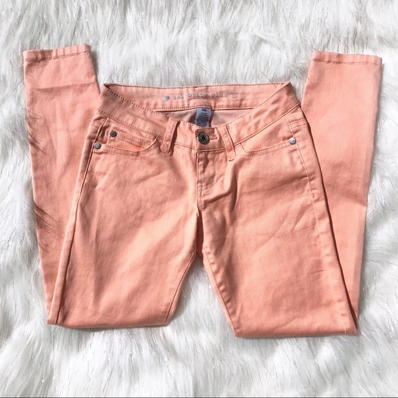 Celebrity Pink Denim - Celebrity Pink Peach Skinny Jeans 00